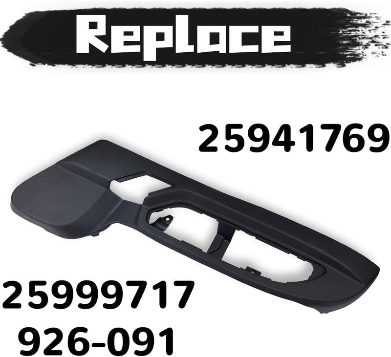 Dimeani Driver Seat Trim Panel, Driver Seat Track Cover fit for GMC Acadia Chevrolet Chevy Traverse Buick Enclave 2009 2010 2011 2012 2013 2014 2015 2016 2017 25941769 926-091, Side Panel Guard Track Cover - Image 3